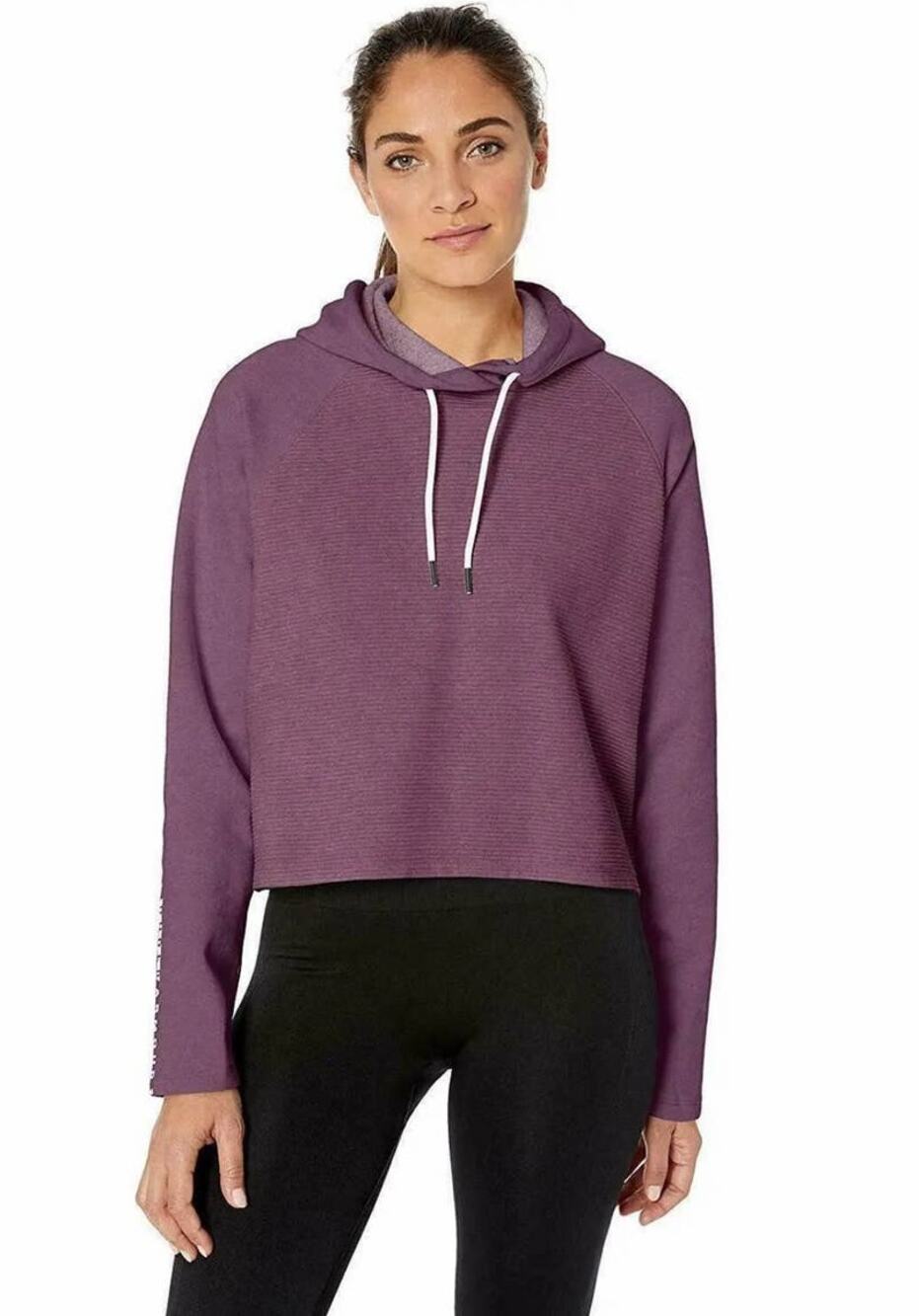 Under Armour Ottoman Fleece Hoodie in Purple - XS